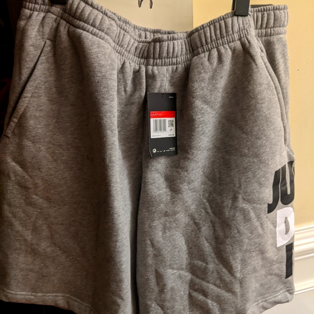 Nike men's sweat shorts french Terry jdi size large